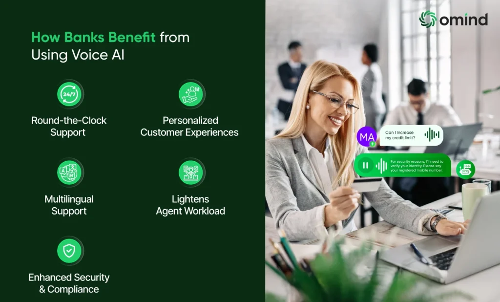how banks benefit from voice ai