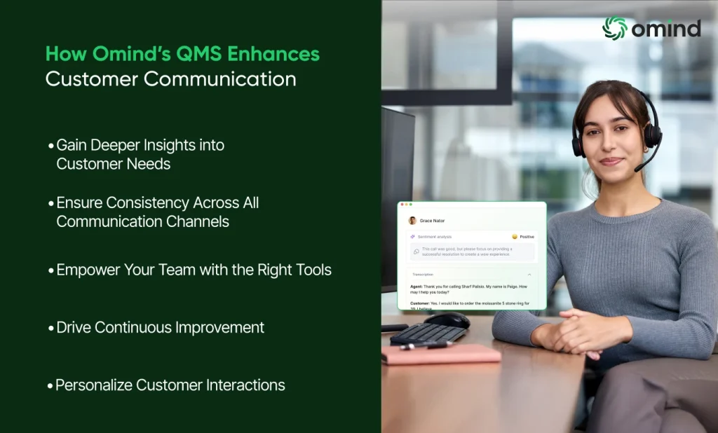 How Omind.ai’s QMS Enhances Customer Communication